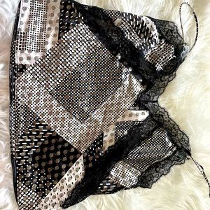 🚫SOLD V Secret silk top & bottom